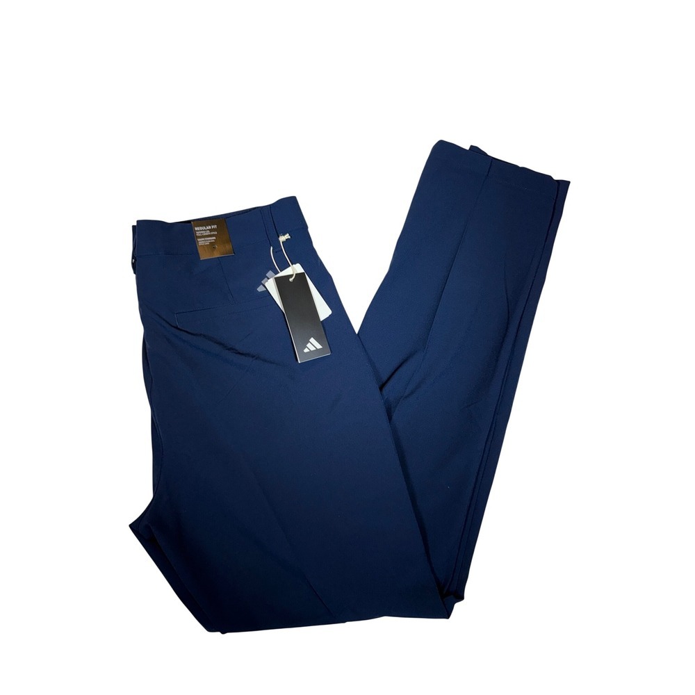 Adidas Mens Ultimate365 Golf Pants Navy Blue Regular Fit Tapered 34x34 NEW